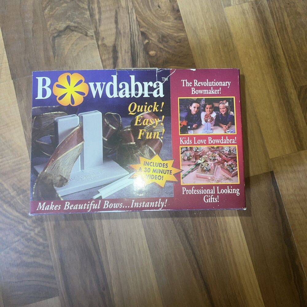 Bowdabra Bow Maker and Craft Tool Kit New With Extras